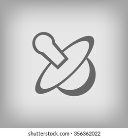 Baby's Dummy Vector icon
