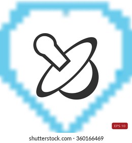 Baby's Dummy Vector icon