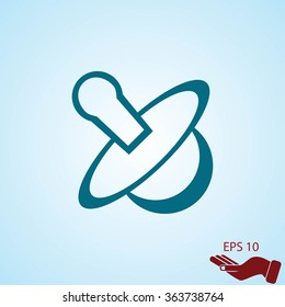 Baby's Dummy Vector icon
