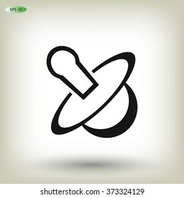 Baby's Dummy Vector icon