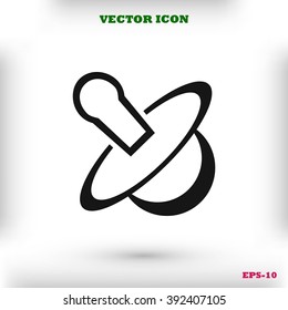 Baby's Dummy Vector icon