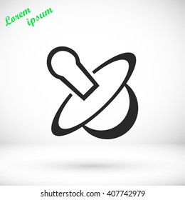 Baby's Dummy Vector icon