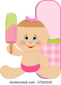 Baby's illustrated ABC alphabet (EPS10)