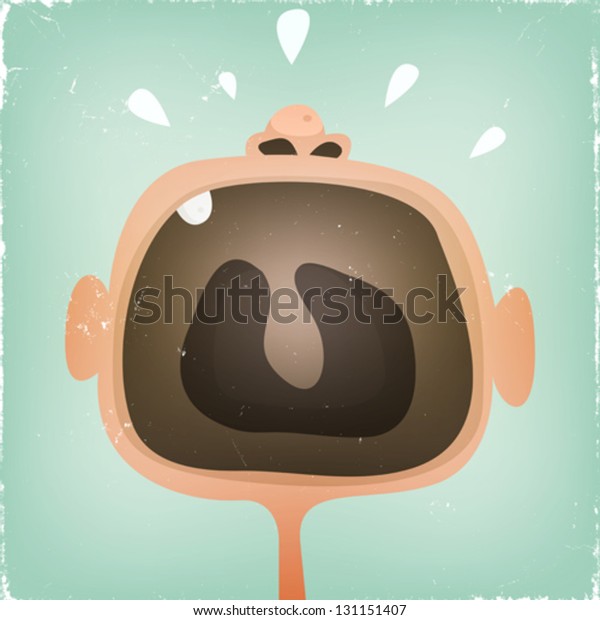 Bebe S Mouth Hurlements Illustration D Un Dessin Image Vectorielle De Stock Libre De Droits