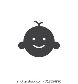 Baby's room icon vector, filled flat sign, solid pictogram isolated on white. Symbol, logo illustration