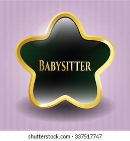 Babysitter gold emblem