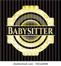 Babysitter gold emblem