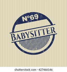 Babysitter grunge seal