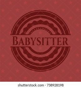 Babysitter red emblem