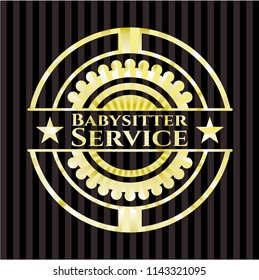 Babysitter Service gold emblem