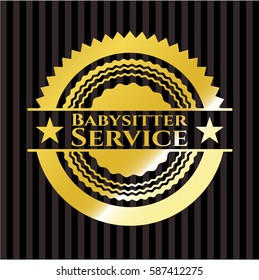 Babysitter Service gold emblem