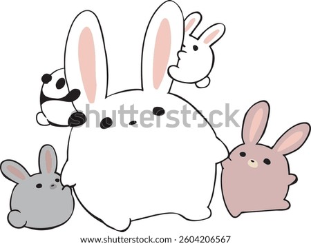Babysitting rabbits, sometimes pandas too.