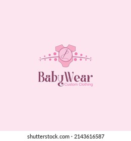 Babywear Logo Vector Template For Your Kids.