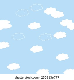 Hintergrund blau Wolke einfach süß