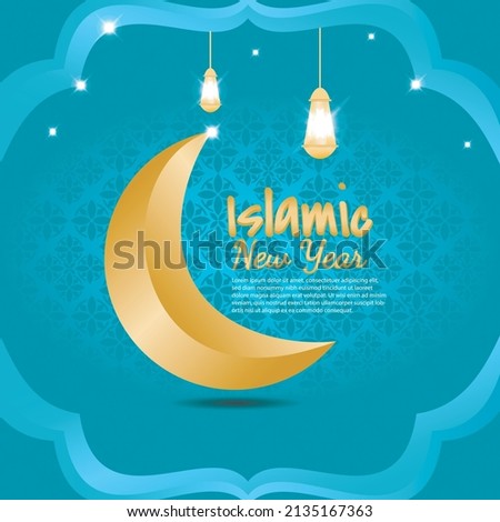 Bacground simple Islamic New Year