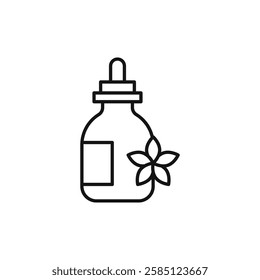 Bach flowers icon. simple thin line vector icon