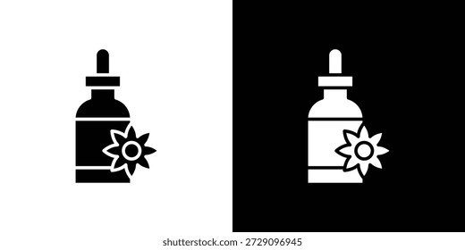Bach flowers icon vector graphics. filled vector sign, Symbol illustration.