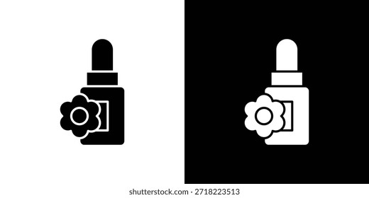Iconos de flores de Bach. Vector Plantilla Ilustración Símbolo Píxeles Perfecto
