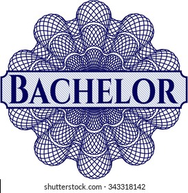 Bachelor abstract rosette