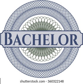 Bachelor abstract rosette