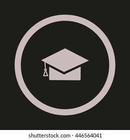 Bachelor cap, icon