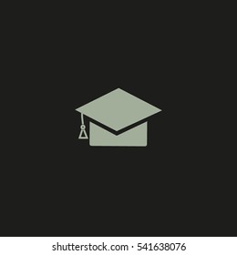 Bachelor cap, icon