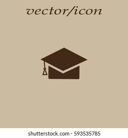 Bachelor cap, icon