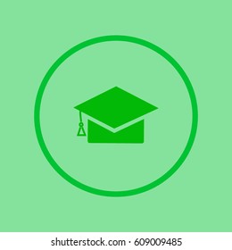 Bachelor cap, icon