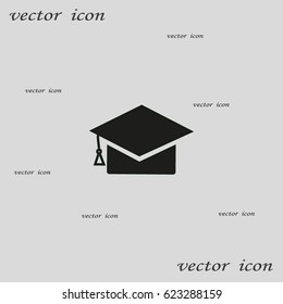Bachelor cap, icon