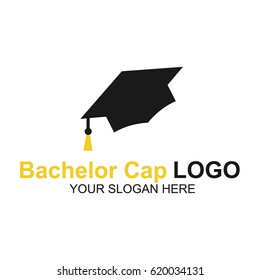 Bachelor cap logo design