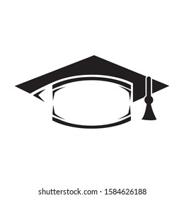 bachelor cap logo stock illustration design