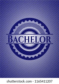 Bachelor with denim texture