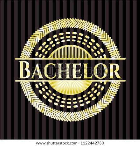 Bachelor gold badge