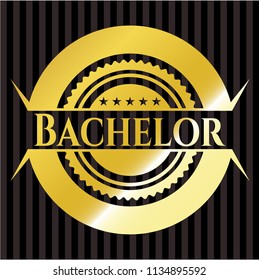 Bachelor gold emblem
