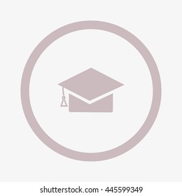 Bachelor, graduation cap icon