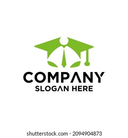 vector de logotipo de sombrero y campana de soltero