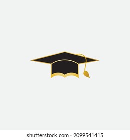 bachelor hat vector illustration design icon logo template