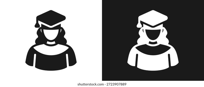 Glifo De Conjunto De Ícones De Solteiro Em Plano De Fundo Branco E Preto