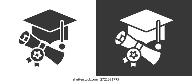 Conjunto De Iconos De Soltero Colección De Vector Aislada En Blanco Y Negro