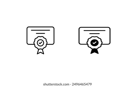 Bachelor icons set vector stock illustration