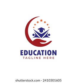 diseño del logotipo de la academia de formación de solteros