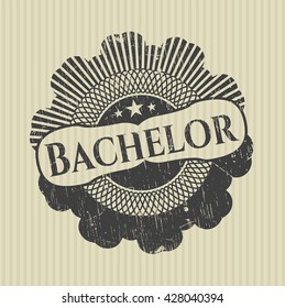 Bachelor with rubber seal texture