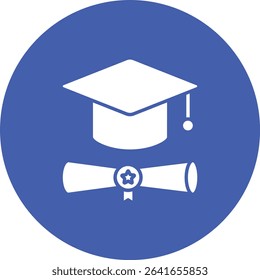 Bachelor vector icon. Can be used for printing, mobile and web applications.