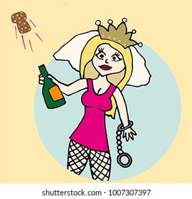 Bachelorette Party Girl