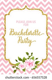 Bachelorette Party Invitation Card