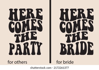 Bachelorette party t shirt design