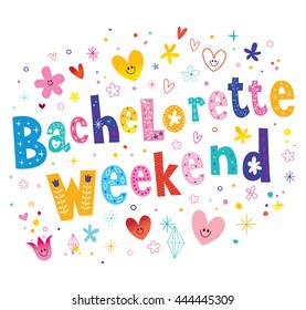 Bachelorette Weekend card invitation