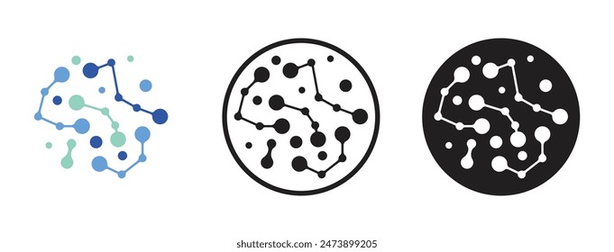 bacillus bacteria icon logo vector illustration