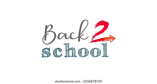 Back 2 School . Back To School Retail Stores and Education Banner