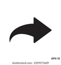 back arrow flat icon vector